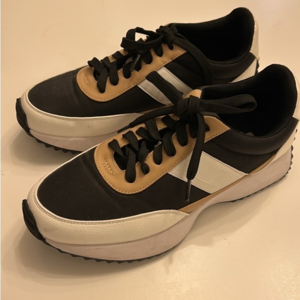 Dolce Vita Black and Tan Sneakers